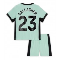 Fotbalové Dres Chelsea Conor Gallagher #23 Dětské Alternativní 2023-24 Krátký Rukáv (+ trenýrky)